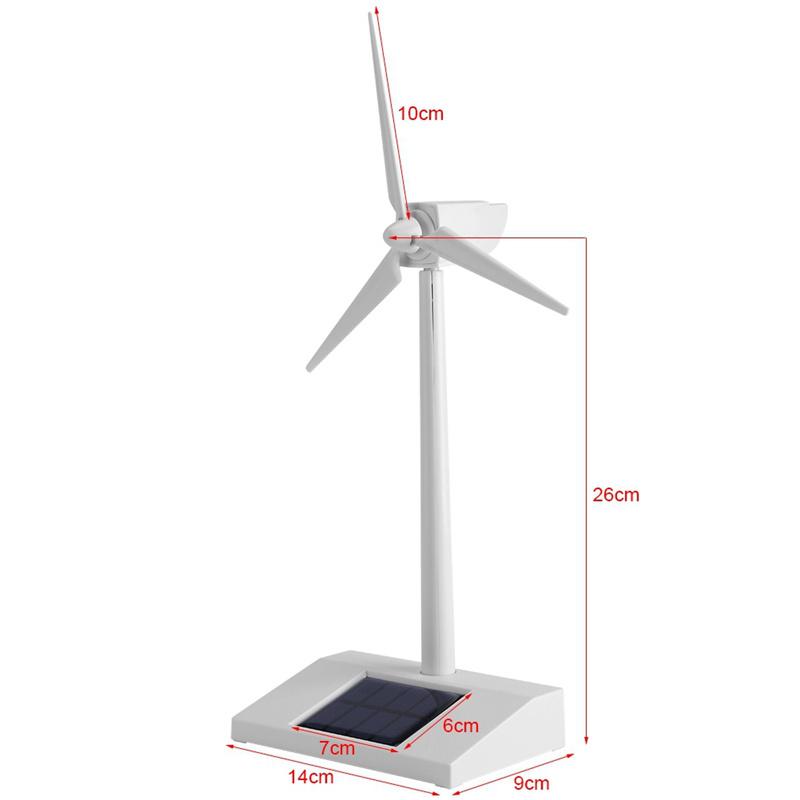Solar Wind Generator Model Educational Assembly Kit Desktop Decoration Exhibition Stand Gift