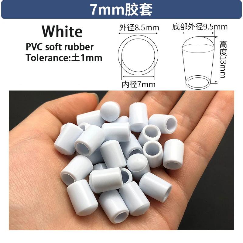 Tampão de Tubo de Borracha Macia de PVC Fio de Ferro Fio de Aço Plástico Fita Protetora Cabide Tubo Anti-Colisão Manga de Tubo Manga Redonda de Borracha