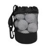 Portable Mesh Golf Ball Pouch Drawstring Closure Golf Ball Holder Golf Net Bag  Golf Accessories
