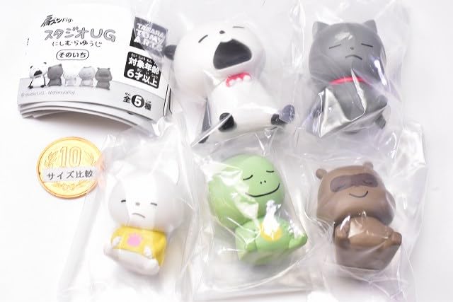 Shoulder Zun Studio UG Yuji Nishimura Part 1 of 5 Gacha Capsule Toy Fig. [Set (Full Set)]