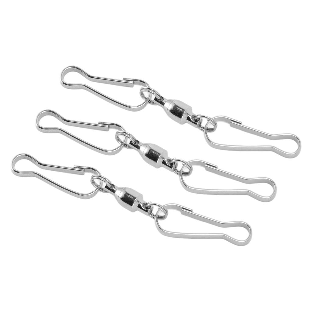 20pcs Windsock Clips Stainless Steel 360 Degree Rotation Dual Clip Wind Spinners Hangers for Wind Spinners Bird Feeders