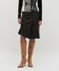 Kimjisu Dozi - Pinched Stripe Skirt _ Brown