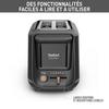 Tefal Grille-pain 2 fentes extra-larges, utilisation facile, Includeo TT533811