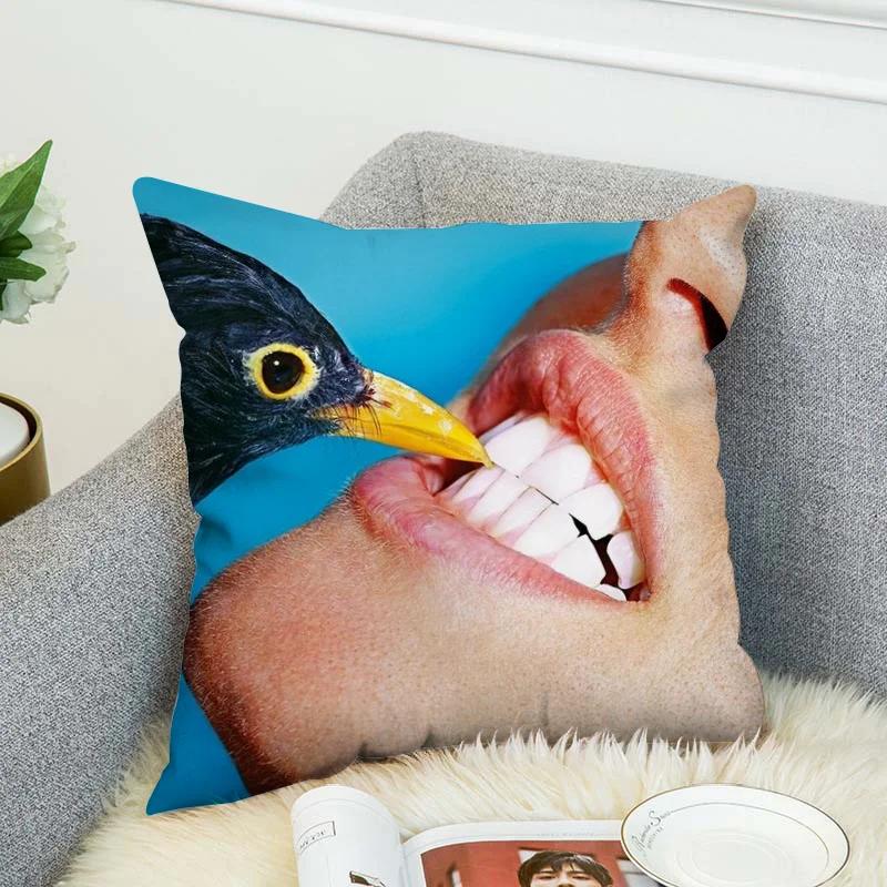 T-Toiletpaper Magazine Cushion Cover 4545 Decorative Pillowcase 40x40 Cushions Home Decor Pillowcases for Pillows 45x45 Pillow