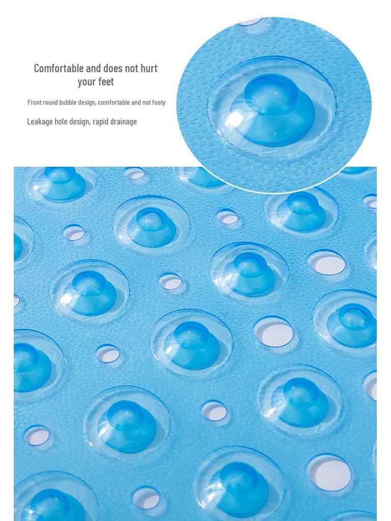 40x100cm Rutschfeste Badematte: Massage-Fußpad für Dusche und Badewanne