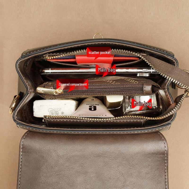 Sac à Bandoulière Moyen pour Femme Laorentou