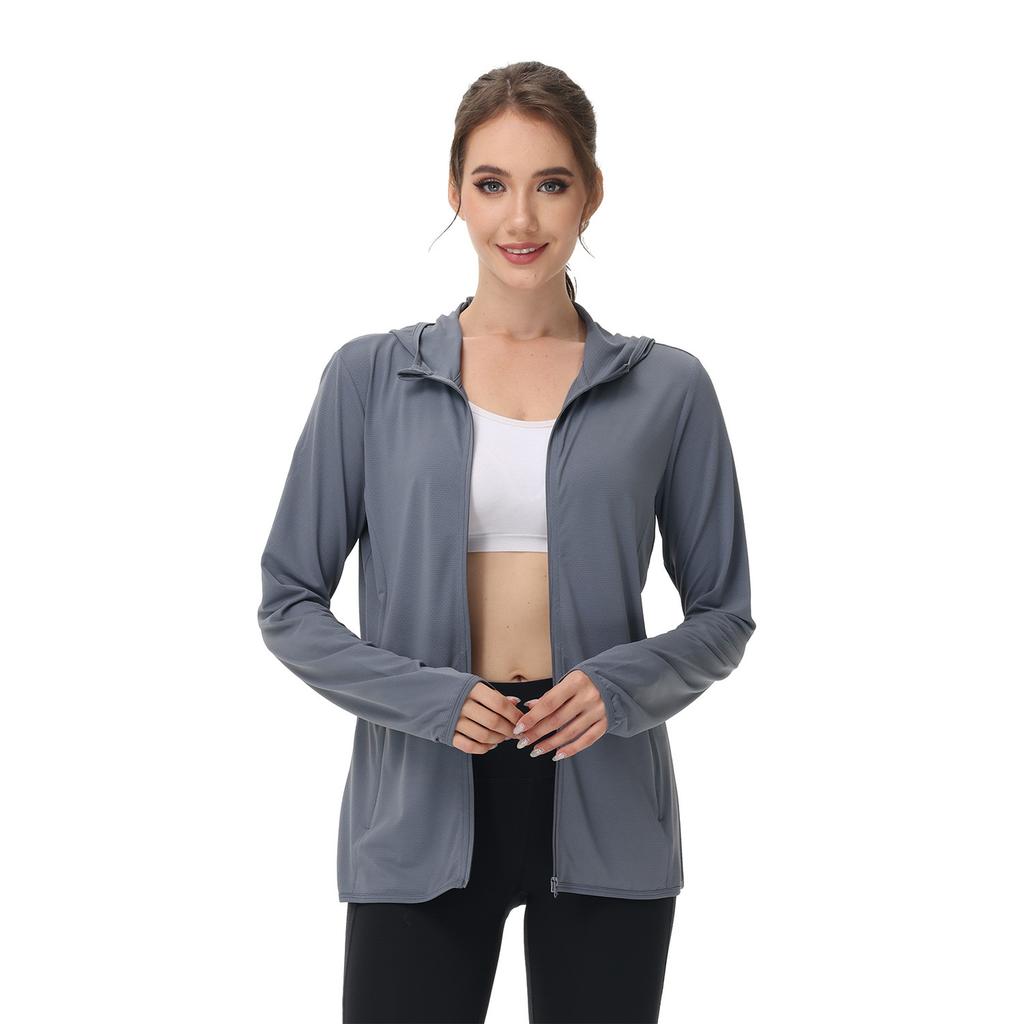 Summer Women's Sun Protection Clothing Large Size Women's Thin Jacket UV Protection Outdoor Long-sleeved Windbreaker