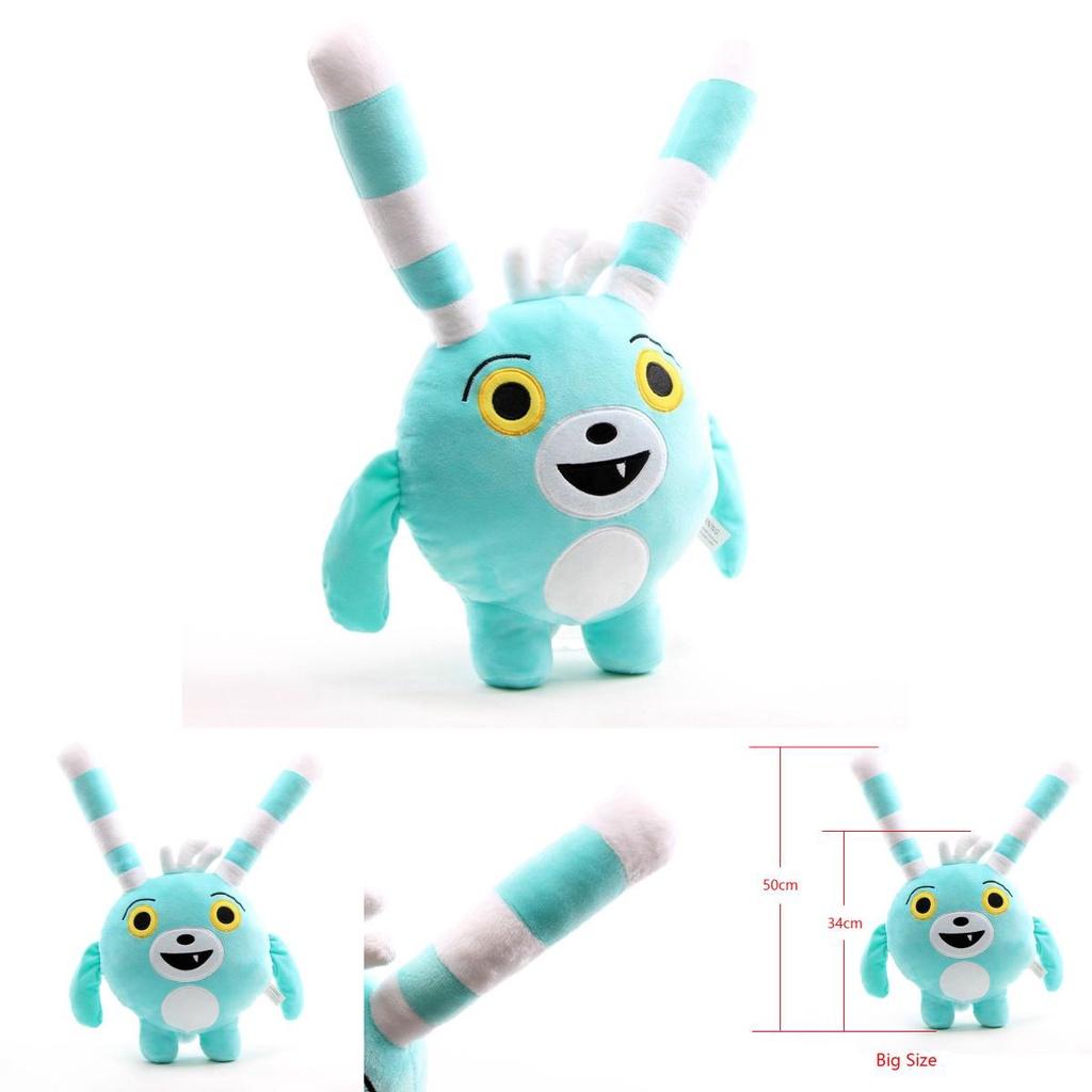 Adorable Blue Bunny Plush Doll Abby Hatcher Bozzly Stuffed Toy For Kids