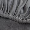 Stretchy Armchair Fitted Cover. Velvety Chair Couch Cover, Gentle Anti-Slip, High Stretchy Plain Padded Club Dining Chair Cover