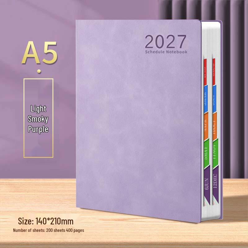 Cross-border English A5 Schedule Book: Custom Logo High-Value Notebook Planner In Stock