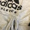 Adidas Sport Hy Athletics Hooded Pullover Letter Long Sleeve Sweatshirt Men Sweatshirt Gray B47375