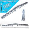 Compatible With LEGO MOC Railroad Bridge Train Track Combination Scene Building Blocks DIY Cross Track Bricks Toys Rail Car