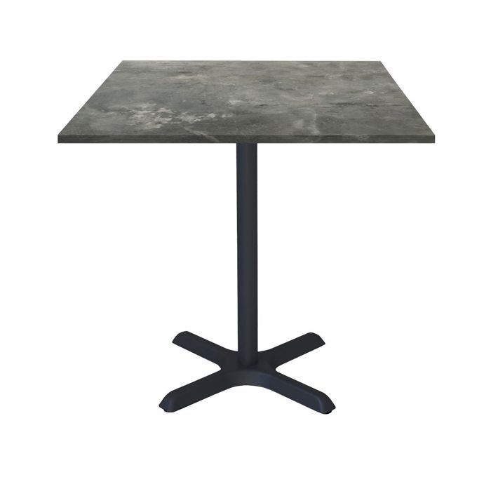Table 70 x 70 cm - modèle Dina pierre métallisée