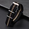 18mm 20mm 22mm Ribbed Watch Strap Nylon Watch Straps Braid Ballistic Fabric Watchband Accessories for Military Sport Watch Band