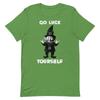 Vintage Retro T Shirt Go Luck Yourself Funny St Patrick's Day Graphic Tee Unisex