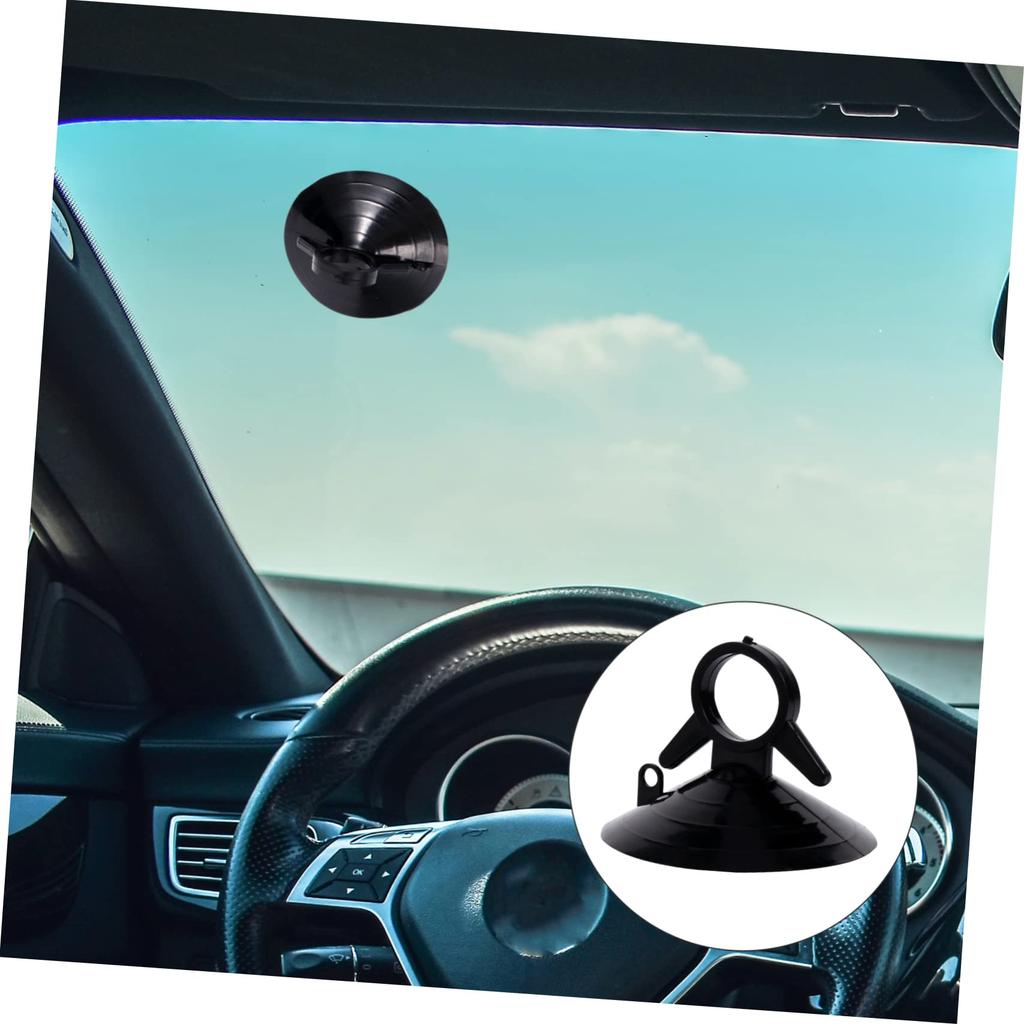 SWOOMEY 50 Stück Saugknopf-Ziehaufhänger Fensterhaken Auto Windschutzscheiben-Sonnenblende Fensterhaken