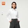 HLA Women's Slim-Fit Stretch Solid Long-Sleeve Dress Shirt