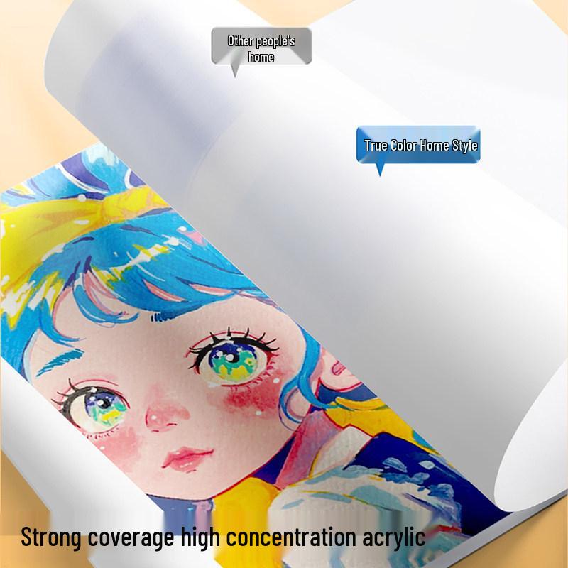 True Color Soft Tip Markers for Kindergarten DIY Painting - Stackable Colored Pencils & Acrylic Markers