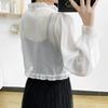 Summer Outdoor Chiffon Shawl Women's Short and Versatile Shoulder and Sun Protection Cardigan Top