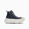 Lightweight Platform Zip-up All Star Cityhike Z Hi Sneakers In Dark Navy, Size 22.5 Cm