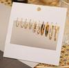 Women's Tassel and Pearl Crystal Stud Earring Set