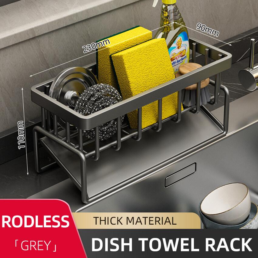 

Кухонная сушилка для посуды, полка для раковины, держатель для губок, тряпок, корзина для тряпок, органайзер для чистящих средств, полки для хранения над раковиной, мыльницы