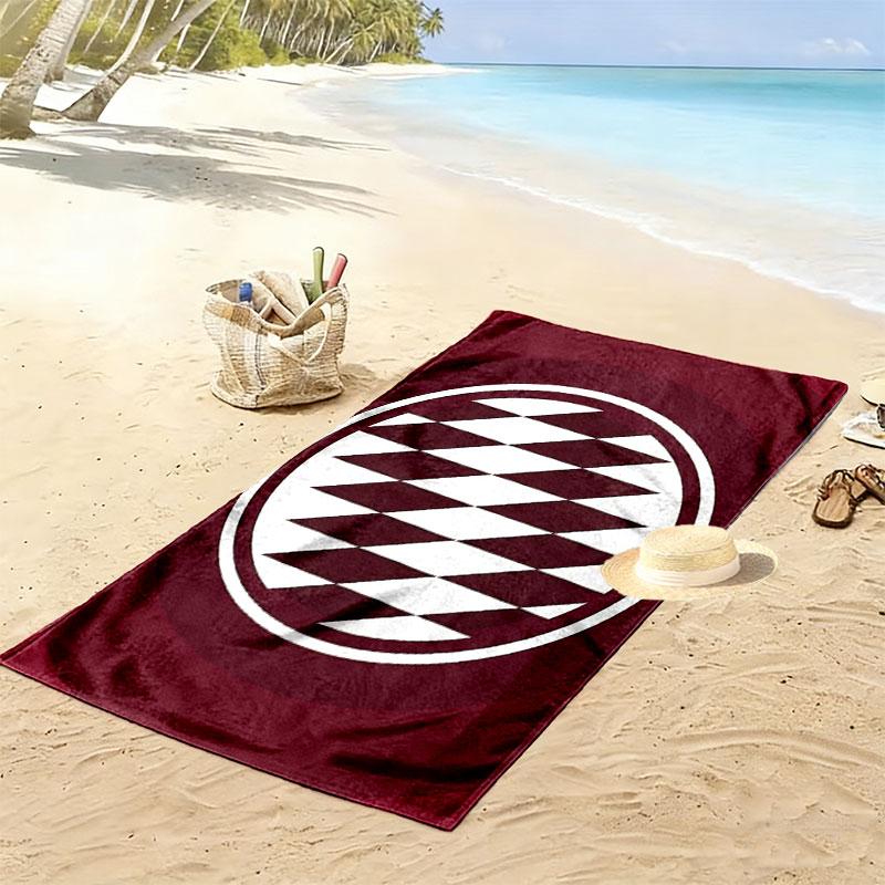 Asciugamano da Spiaggia Stampa Bayern Monaco, Asciugamano Grande Morbido Asciugatura Rapida per Spiaggia Campeggio Nuoto