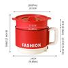 With Cable Mini Electric Cooker Rice Cooker Mini Hot Pot Steamer Mini Electric Cooking Pot  Frying