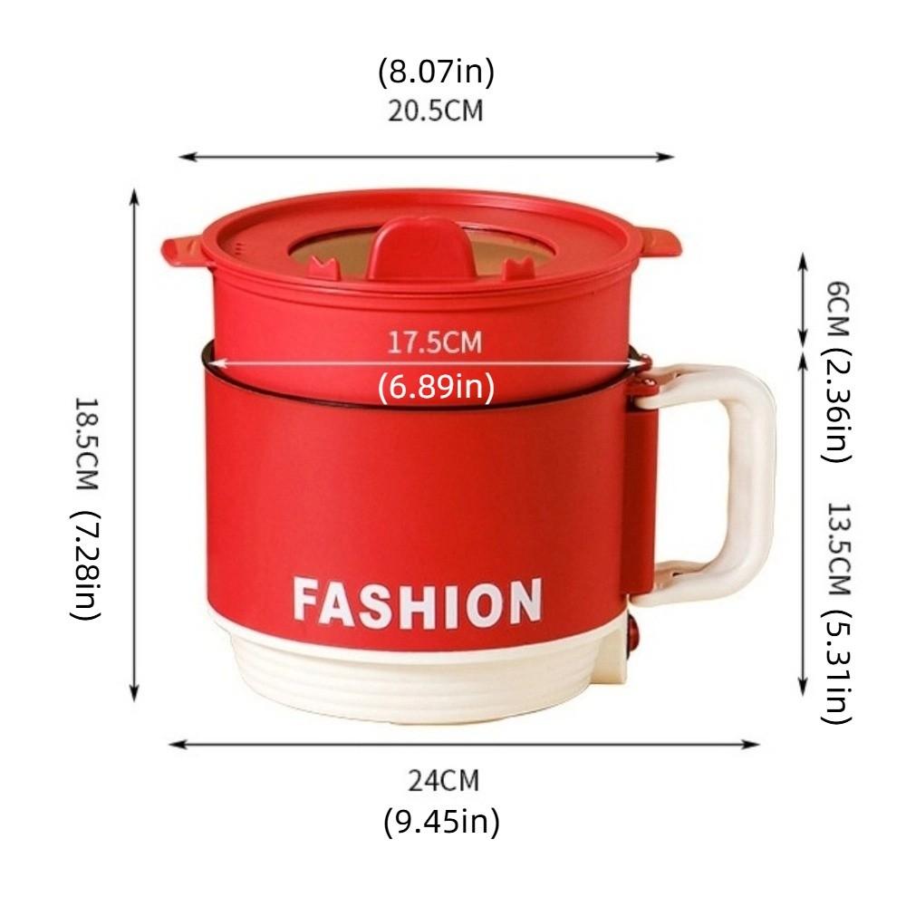 With Cable Mini Electric Cooker Rice Cooker Mini Hot Pot Steamer Mini Electric Cooking Pot Frying