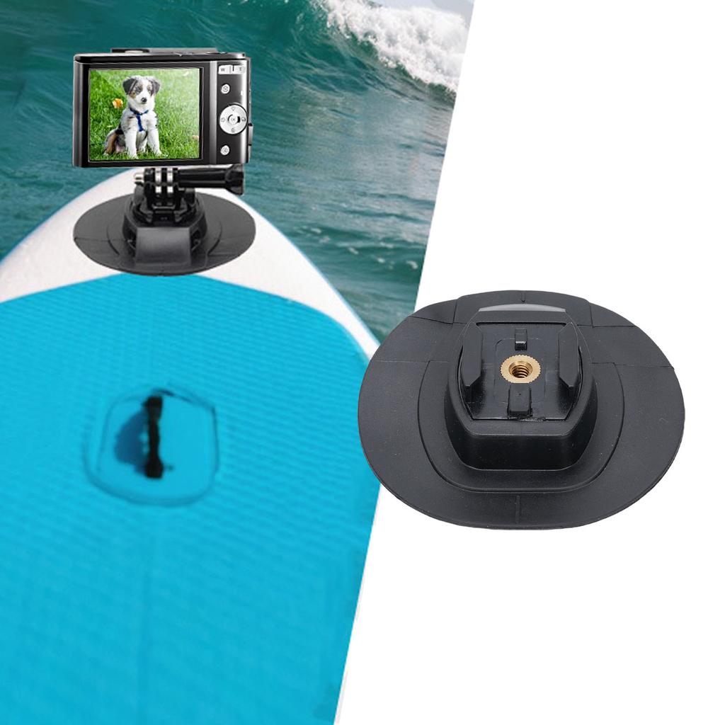 Base de Montagem de Câmera para Prancha de Surf Substituição Suporte de Montagem de Câmera para Prancha de Surf Caiaque Suporte PVC Suporte Fixo de Câmera para Prancha de Surf