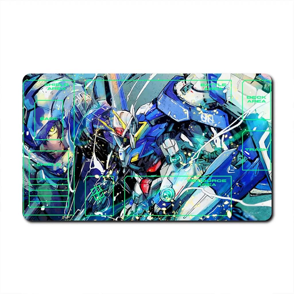 Zeta Gundam Kamille Bidan Galaxy Background TCG Playmat Nonslip Waterproof Desk Mat