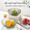 Abay Grey PET Imitation Glass Fruit Plate Set