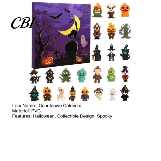 Kids Halloween Countdown 2026 Advent Calendar, 24 Day Box with Cute to Calendar Collectible Toys, Spooky Holiday Gift Box, Home Party Decoration
