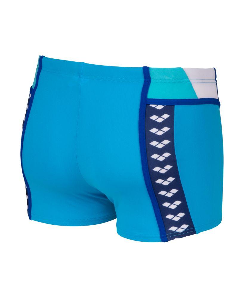 Arena Stroje Pływackie Men's Icons Swim Short Panel Turquoise Water White Neon Blue 006752/888 D5 85