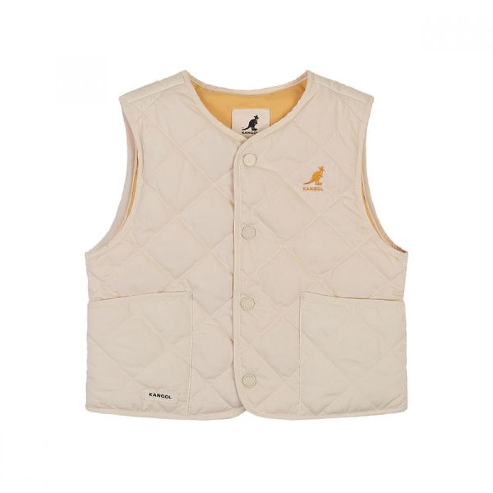 Kangol Kids Light Padded Vest Ivory Sa 0a01 Ivory/110