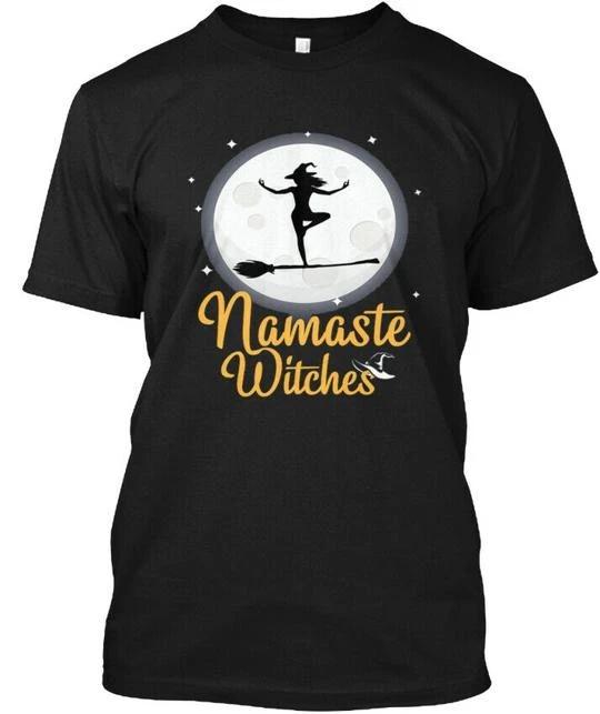 Funny Yoga Witches Halloween T-Shirt Made in the USA Size S to 5XL 2XL