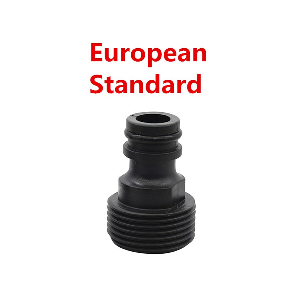 3/4" Male Thread Quick Connector European/American Standard Hose Interface Connector Faucet Car Wash Water Gun Pipe Fitting 5pcs
