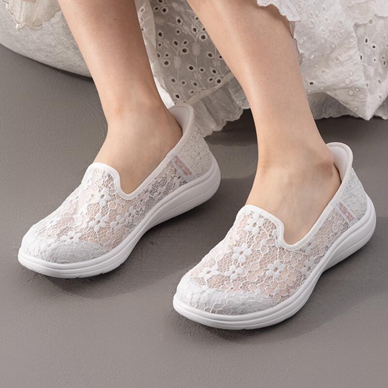 Skechers Women s Summer Casual Shoes 138363-WHT 8