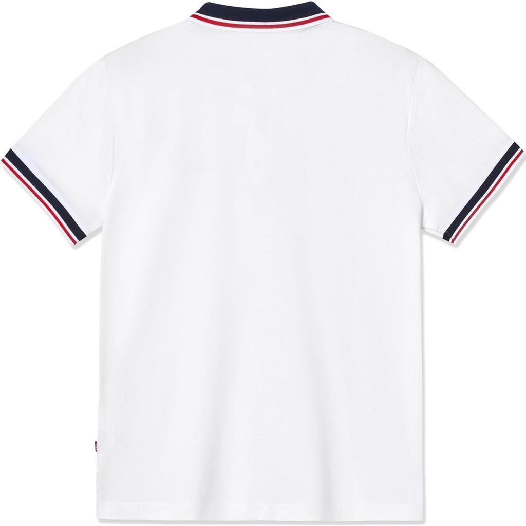 Levis SS24 Paris Limited Edition Capsule Collection Vintage Casual Polo Shirt Men Tops White 0023R-0001