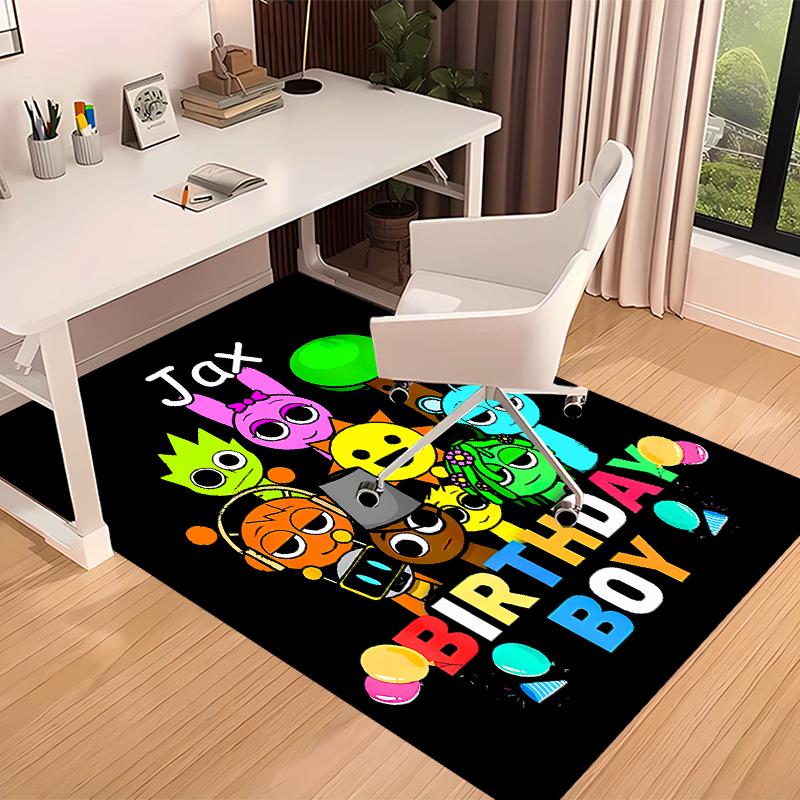 Custom personalization Sprunki themed Print Area Rug - Soft, Washable Non-Slip Indoor Mat,Living Room,Home&Office Decorative Rug