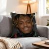 Rapper Juice Wrld Cushion Cover 1Pcs Decorative Covers Soft Cushion Case For Sofa Couch Decor 40X40 45X45 Pillowcases