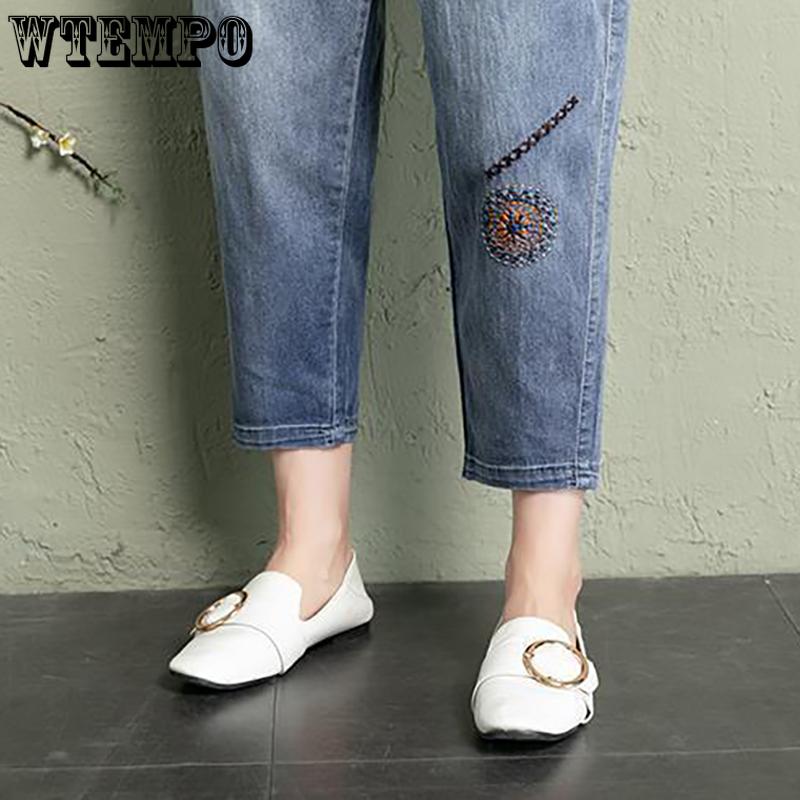 Women's Jeans Summer New Ethnic Wind Embroidered High Waist Thin Harlem Jeans Thin Retro Loose Large Yards Nine-quarter Pants
