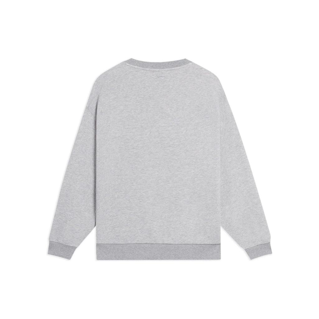 Li Ning Sports Life Collection Sweatshirt Unisex Gray AWDSF97-3