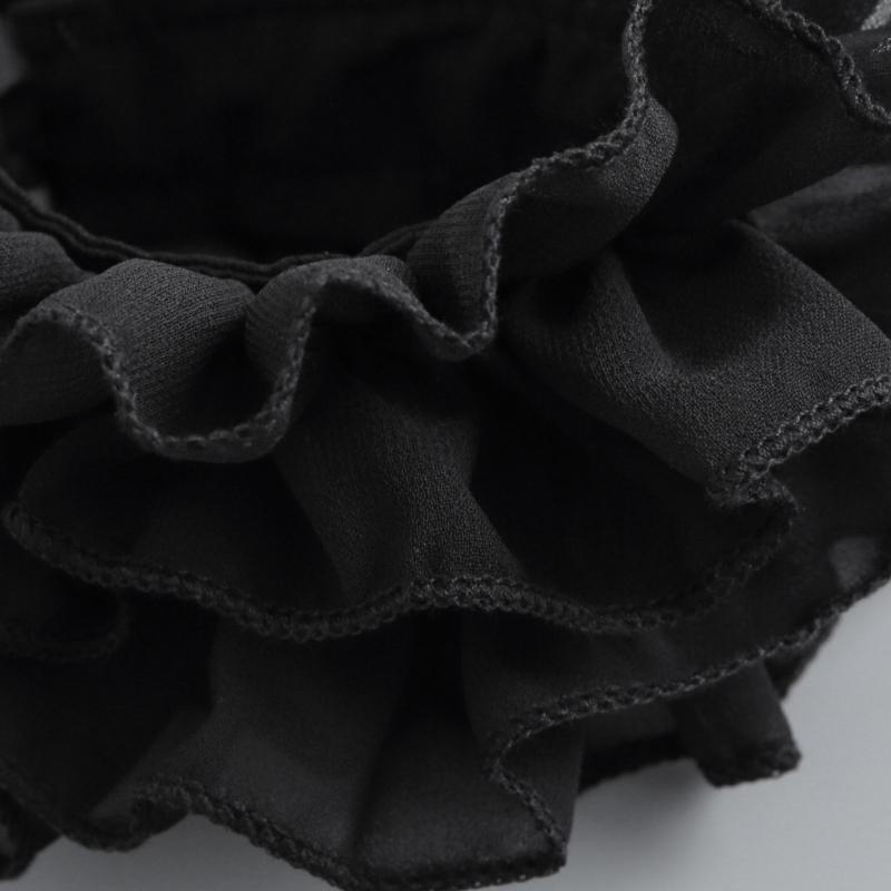 Ruffled Collar Girls Lace Victorian Collar Lapel Medieval Cosplay Victorian Ruffled Tie Collar