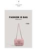 2025 Women's Fashion Bow Small Square Crossbody Bag - Versatile and Chic with Chain Detail