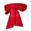 49MD 250cm Bowknot Waist Belt Dress Decoration Waist Strap Women's Skirt Waistband Long Ribbon Bowknot Wide Belt Girdle