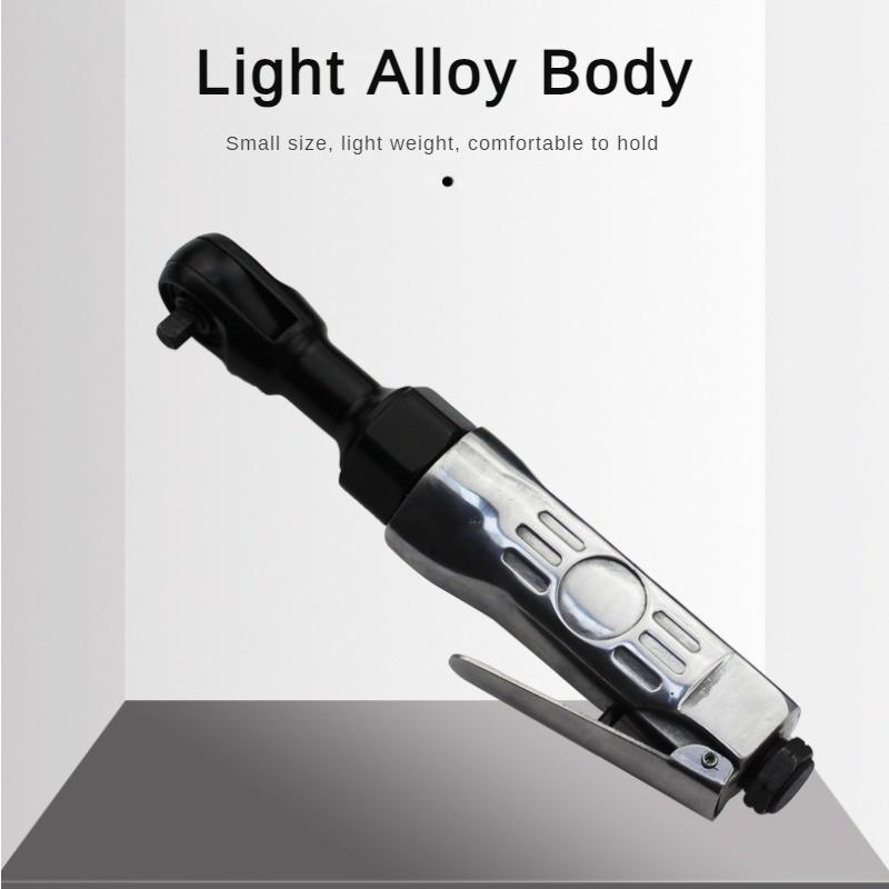 New Heavy Duty Straight Handle Pneumatic Ratchet Wrench Mini Pneumatic Trigger with Filter Screen Pressure Plate Type Switch  Pneumatic Wrench