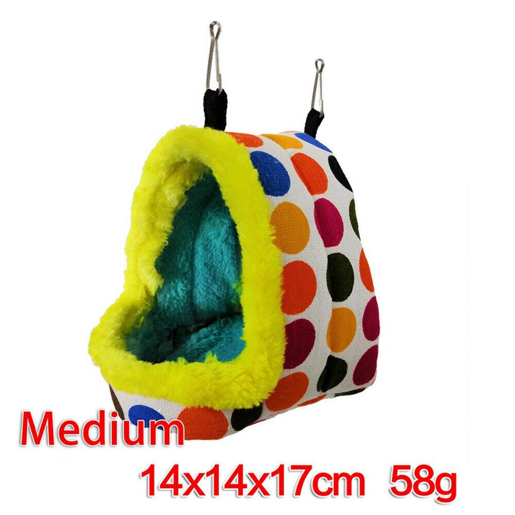 Winter Warm Sleeping Bag Cage Hut House Hammock Bird Bed Tent Parrot Toy