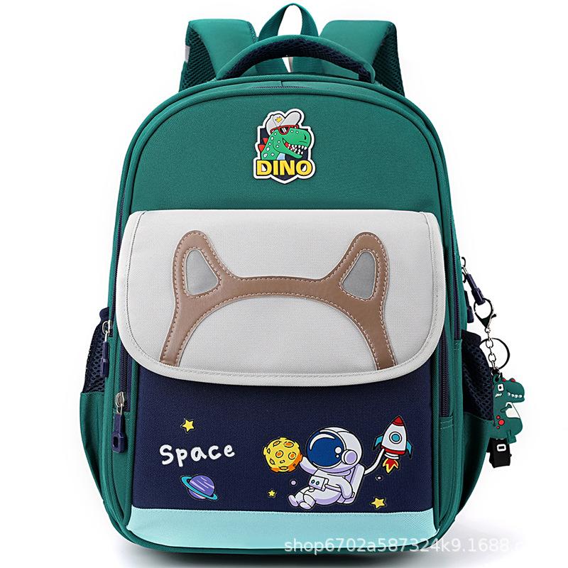 School bag for primary school students, new high-value backpack for girls, large-capacity spine protection and water-proof children's backpack