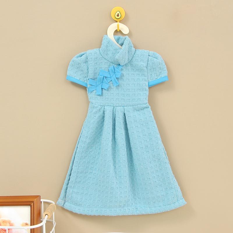 

Микрофибровое полотенце для рук класса А, милое кухонное подвесное полотенце для рук, бытовое полотенце для рук для ванной комнаты 33*25 небесно-голубой